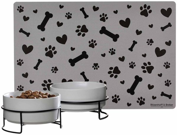 Ritzenhoff & Breker Taro Hundenäpfe ø 14 cm 2er Set mit Unterlage