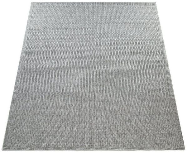 KADIMA DESIGN Outdoorteppich Natur Balkon, Terrasse schmutzabweisend Outdoor Teppich, Rechteckig, Höhe: 4 mm, 100% Polypropylen, Rücken aus Polypropylen, Rechteckig, 60x100 cm, Grau