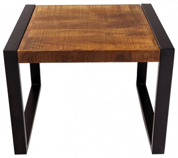 Couchtisch Retro 60x45x60 aus indischem Mango-Massivholz