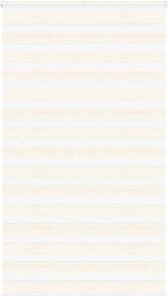 Doppelrollo Duo-Rollo Marmorbeige 125x230cm Stoffbreite 120,9 cm Polyester