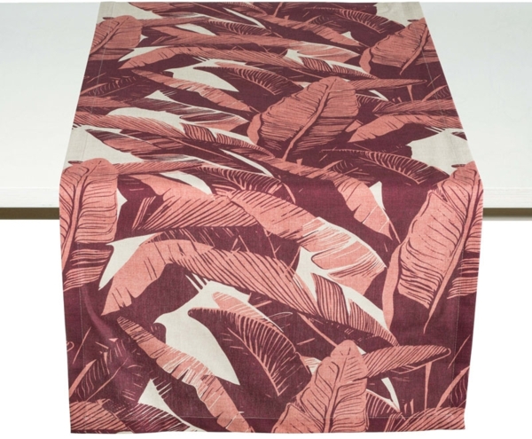 Pichler Tischläufer 50x150 cm Havanna brick 100% CO