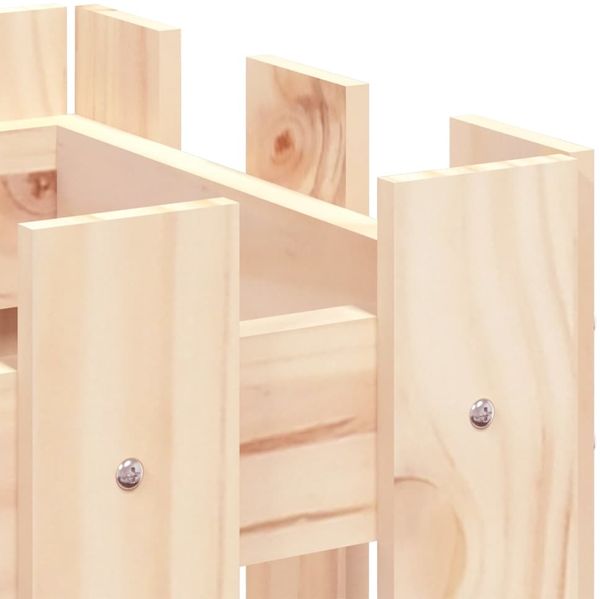 vidaXL Pflanzkübel Lattenzaun-Design 60x30x30 cm Massivholz Kiefer 832467 Bild 7