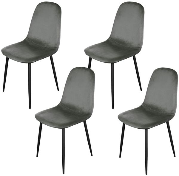 Stuhl Savannah Velvet 4er-Set