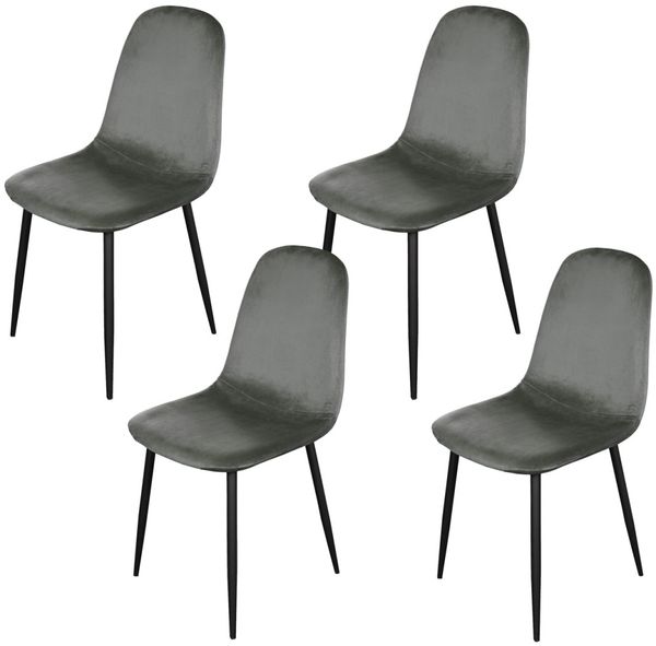 HTI-Living Skandinavisches Design trifft modernen Komfort 4er Set Stühle Sava...