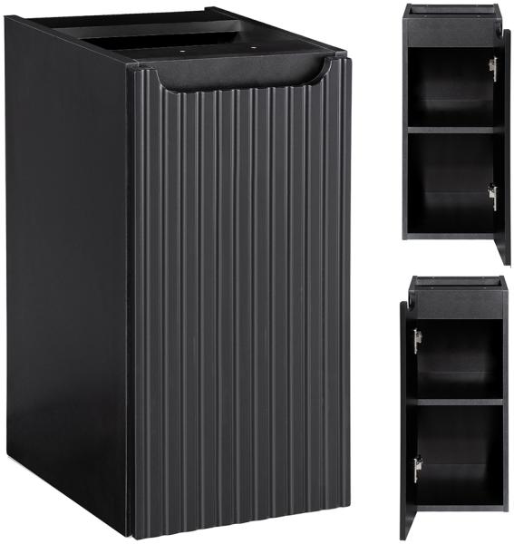 Unterschrank 30 cm, schwarz, NEWPORT-56-BLACK