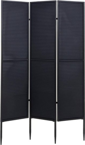 MCW Paravent MCW-J14 (1 St), Fensterladenoptik, Zusammenklappbar, Stabilität durch Verankerung Bild 4