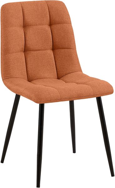 Esszimmerstuhl Tilde 1 Esszimmerstuhl orange Stoff Bild 2