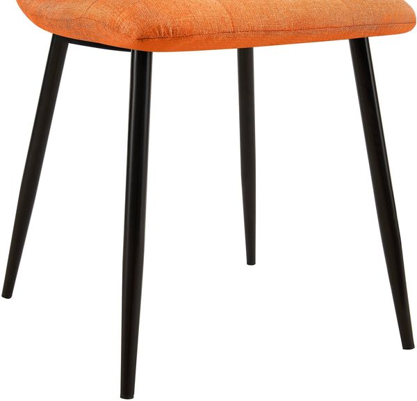Esszimmerstuhl Tilde 1 Esszimmerstuhl orange Stoff Bild 7