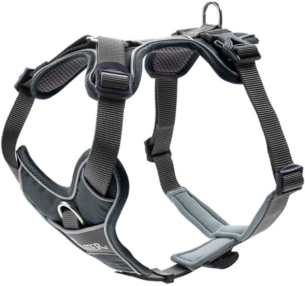 Hunter Hundegeschirr Divo L-XL grau/grau