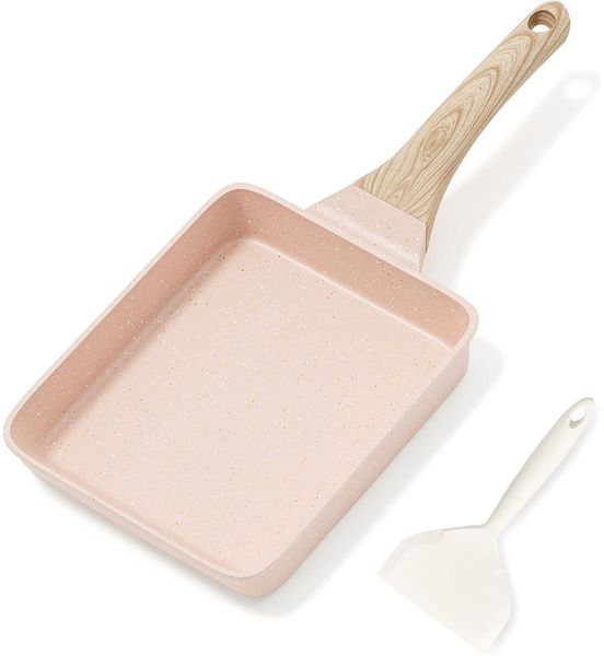 Antihaft Tamagoyaki Omelette Pfanne Induktion Granitbeschichtung