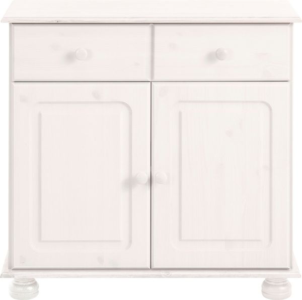 Home affaire Sideboard Mette, Kommode mit gefrästen, kugelförmigen Füßen, Breite 80 cm
