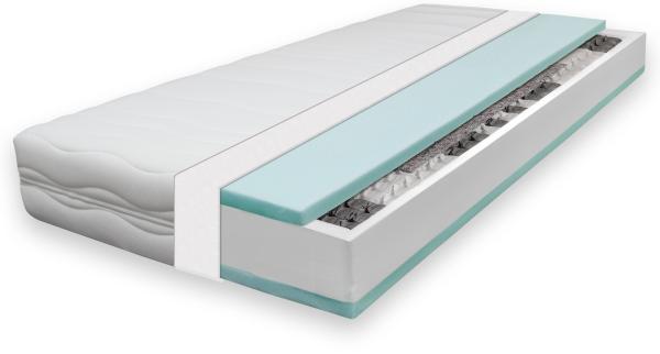 BeCo Onyx Matratze Höhe 21 cm | ergonomischer Schlaf wie im Luxus-Hotel | wahlweise als Federkern oder Kaltschaum | Oeko-TEX® & CertiPUR Zertifiziert Größe 160 x 200 cm Härtegrad Federkern SOFT