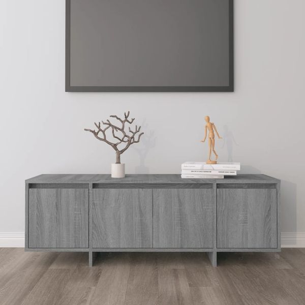 TV-Lowboard, TV-Schrank Grau Sonoma 120x30x40,5 cm Holzwerkstoff