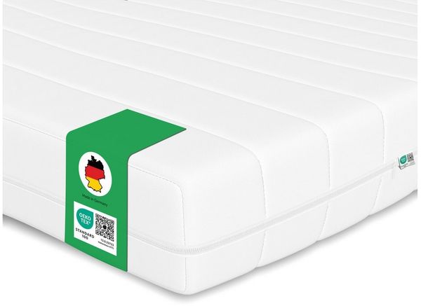 Kaltschaummatratze 15 cm H2/H3 ergonomische 7-Zonen Wendematratze, Schlaftroll, 15 cm hoch, 90x200 cm, 140x200 cm, 180x200 cm und weitere Größen