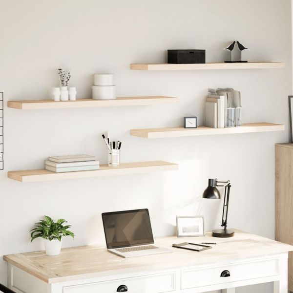 vidaXL Schweberegale 4 Stk. 110x23,5x4 cm Holzwerkstoff 4010699