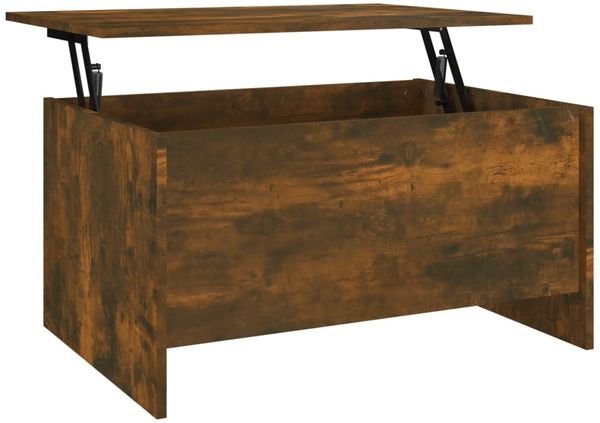 Couchtisch, Sofatisch Räuchereiche 80x55,5x41,5 cm Holzwerkstoff