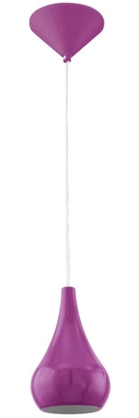 Pendelleuchte, purple, H 110 cm, NIBBIA
