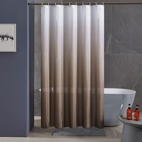 Duschvorhang 180x200cm Wasserdicht Anti-schimmel Waschbar Textiloptik