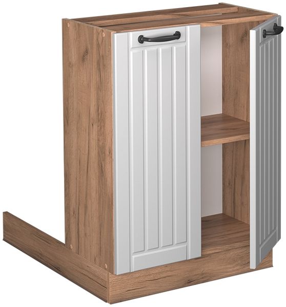 Kücheninsel Fame-Line Weiß Landhaus 60 cm ohne Arbeitsplatte Vicco Bild 4