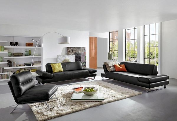 W.SCHILLIG 3-Sitzer taboo Designsofa mit hohem Sitzkomfort, Breite 232cm, Sitztiefe 69cm, mit Übertiefe, inklusive Armlehnenverstellung