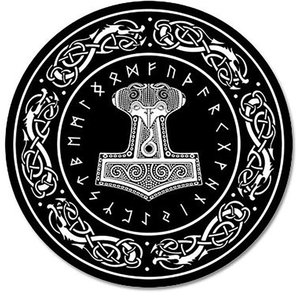 Close Up Fußmatte ThorHammer Teppich mittel 90 cm, Höhe: 0 mm Bild 3