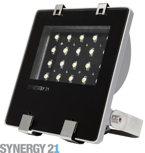 Synergy 21 92017 Projektor 20W LED Schwarz, Edelstahl A+