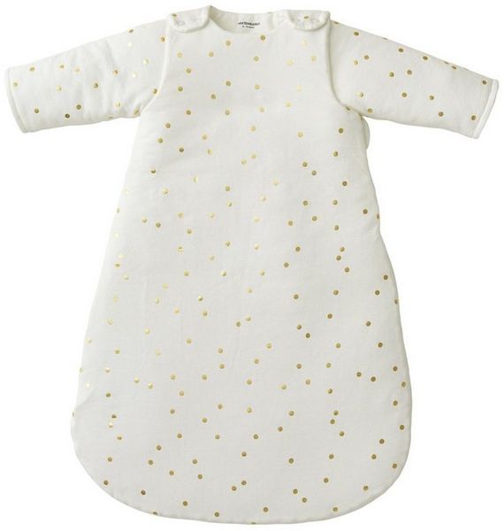 vertbaudet Babyschlafsack Baby Winterschlafsack GRÜNER WALD Ärmel abnehmbar, Winterschlafsack, 3 TOG
