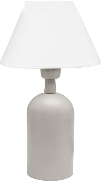 PR Home 350281808FR01 Tischleuchte Riley mattes beige Lampenschirm weiß 40cm