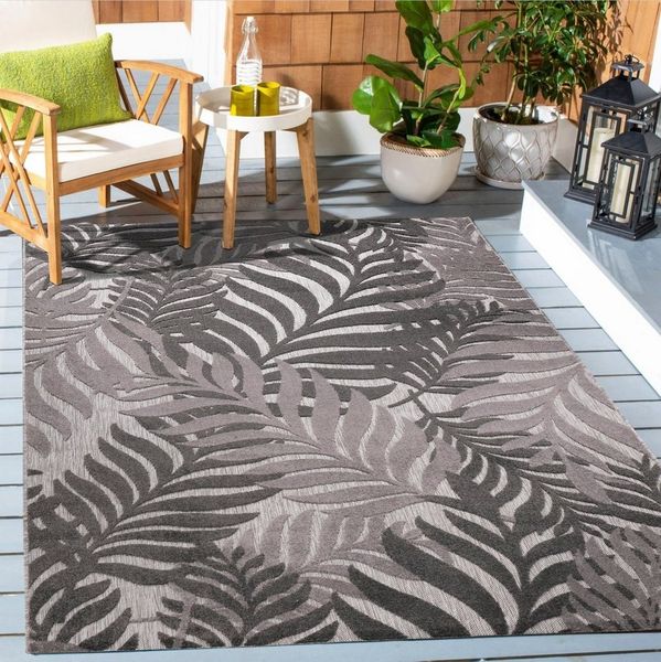 Sanat Teppich Floral Outdoor, rechteckig, Höhe: 6 mm, In- und Outdoor geeignet, florales Design, Balkon, Terasse