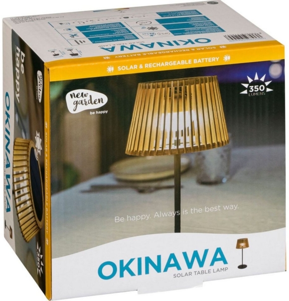 New Garden OKINAWA SOLAR TABLE LAMP