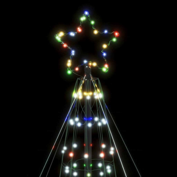 vidaXL LED Weihnachtsbaum 1534 LEDs Mehrfarbig 503 cm 4016459 Bild 9
