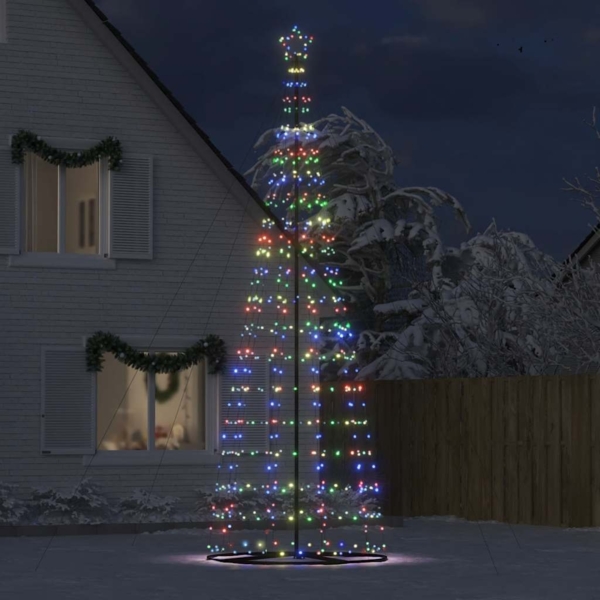 vidaXL LED Weihnachtsbaum 1534 LEDs Mehrfarbig 503 cm 4016459 Bild 2
