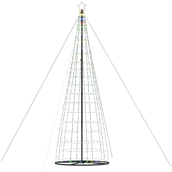 vidaXL LED Weihnachtsbaum 1534 LEDs Mehrfarbig 503 cm 4016459 Bild 5