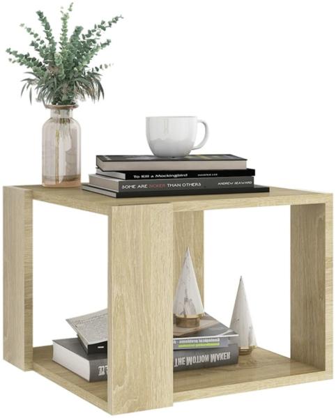 vidaXL Couchtisch Sonoma-Eiche 40x40x30 cm Holzwerkstoff 806313