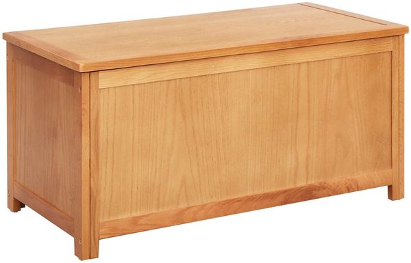 vidaXL Aufbewahrungsbox 90 x 45 x 45 cm Massives Eichenholz 42000874 Bild 2