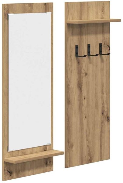 vidaXL Wandmontierter nachttisch Artisan-Eiche 70 x 10 x 90 cm 874530