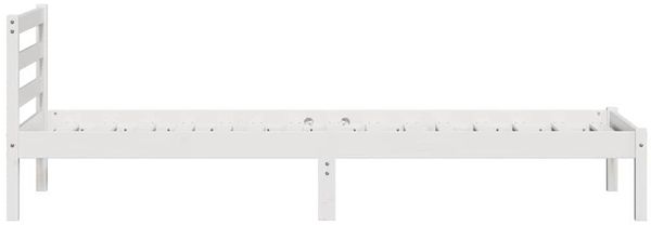 vidaXL Bettrahmen Weiß 215,5 x 105,5 x 69,5 cm Massivholz Kiefer 869765 Bild 6