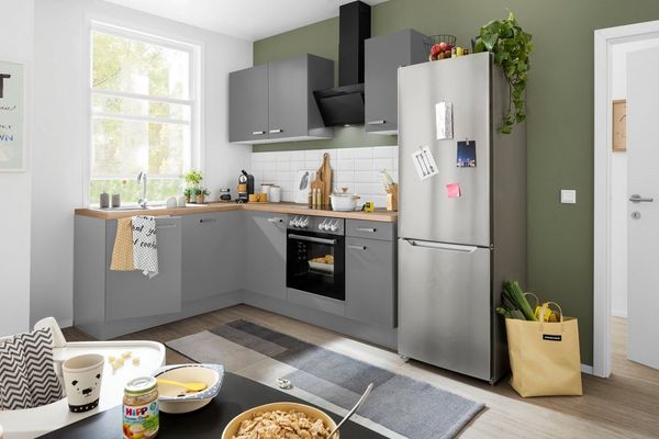 OPTIFIT Winkelküche Parma, ohne E-Geräte, Stellbreite 215x175 cm
