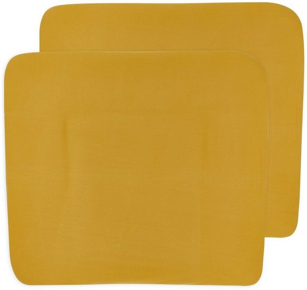 Meyco Baby Wickelauflagenbezug Uni Honey Gold (2-tlg), 85x75cm