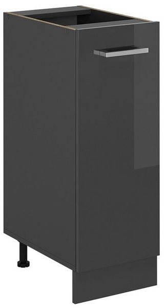 Apothekerschrank R-Line Anthrazit Hochglanz 30 cm ohne Arbeitsplatte Vicco Bild 5