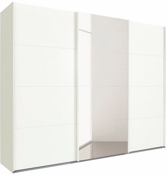 rauch Schwebetürenschrank Kleiderschrank Schrank Garderobe Schlafzimmerschrank TUBONA inkl. Schubkasteneinsatz und zusätzlichen Einlegeböden MADE IN GERMANY