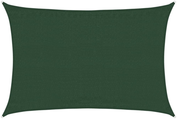 vidaXL Sonnensegel 160 g/m² Dunkelgrün 3,5x4,5 m HDPE 311461