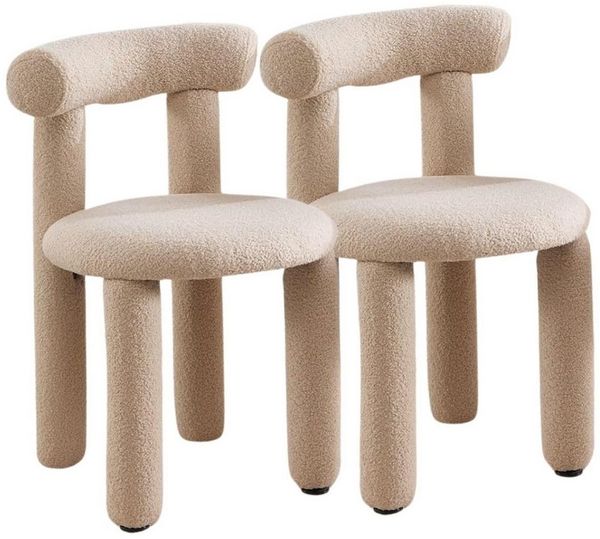 WAHSON OFFICE CHAIRS Esszimmerstuhl 2er Set Moderne Akzentstühle ohne Armlehne für Esszimmer