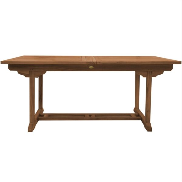 Esstisch ausziehbar Parma Teak Massivholz - Breite: 100 cm - Länge: 200 bis 300 cm Bild 10