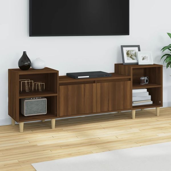 vidaXL TV-Schrank Braun Eichen-Optik 160 x 35 x 55 cm Holzwerkstoff [821195]