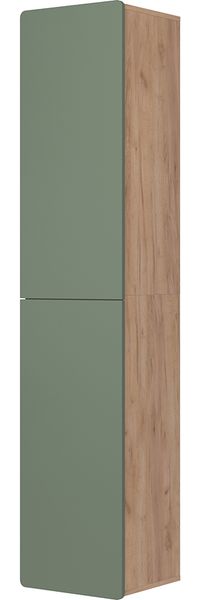 Hochschrank Izan Grün/Goldkraft Eiche 36.6 x 171.6 cm Vicco