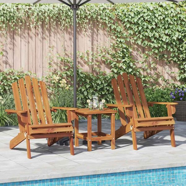 vidaXL Adirondack-Gartenstühle 2 Stk. Massivholz Akazie 3145014