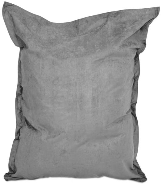 Lumaland 'Luxury' XXL-Sitzsack, Indoor & Outdoor, Grau, Microvelours, 380 l