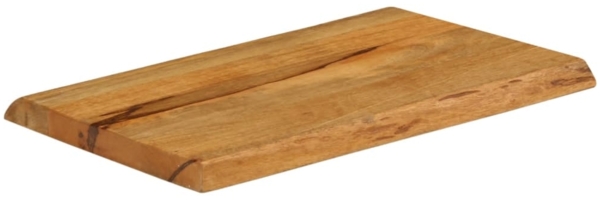 vidaXL Tischplatte mit Baumkante 50x40x3,8 cm Massivholz Mango 370775