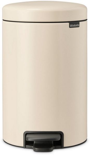 Brabantia 'NewIcon' Treteimer, Soft Beige, 12 Liter